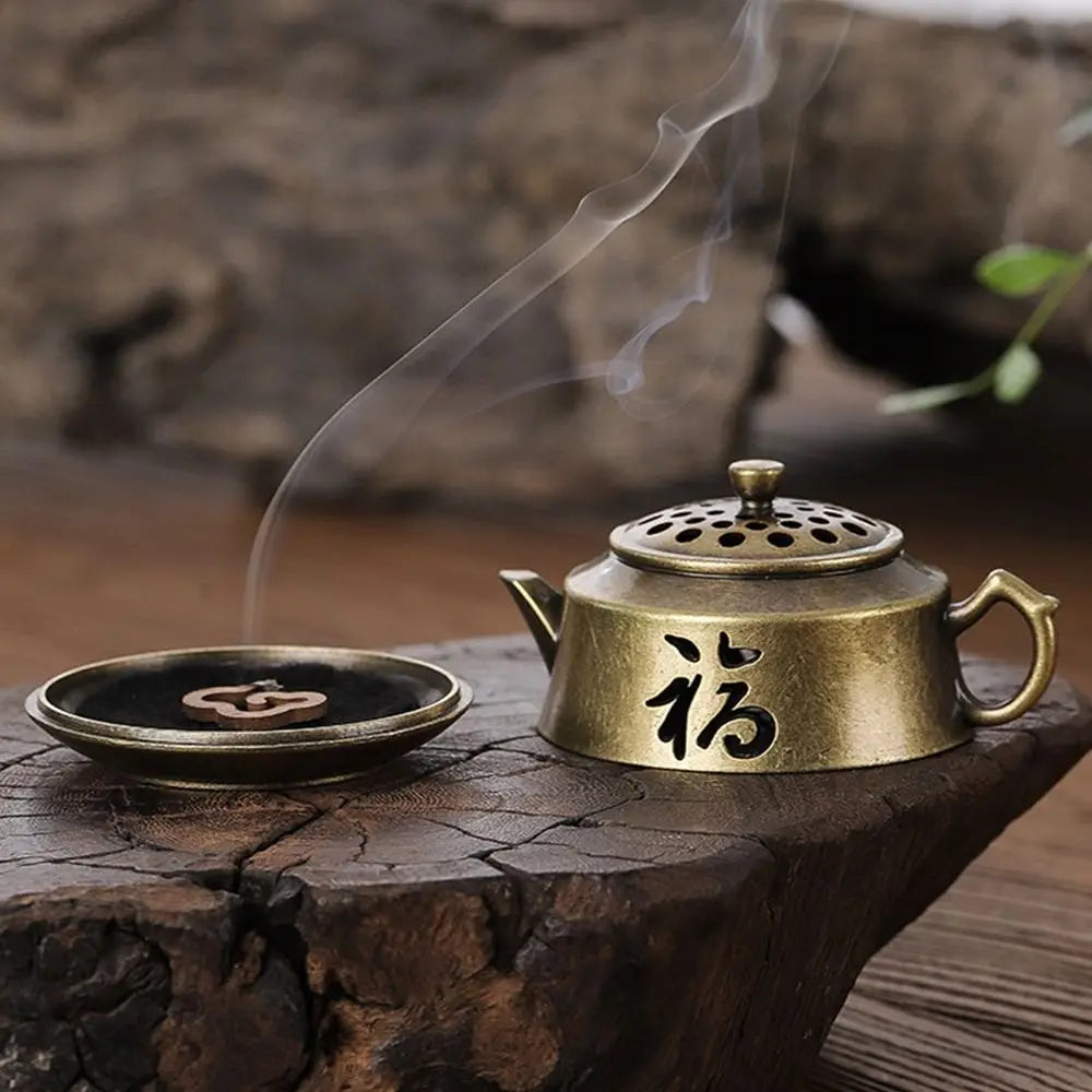 Brûle-encens en Bronze - Élégance et Bien-être à Domicile NeoSpiritum