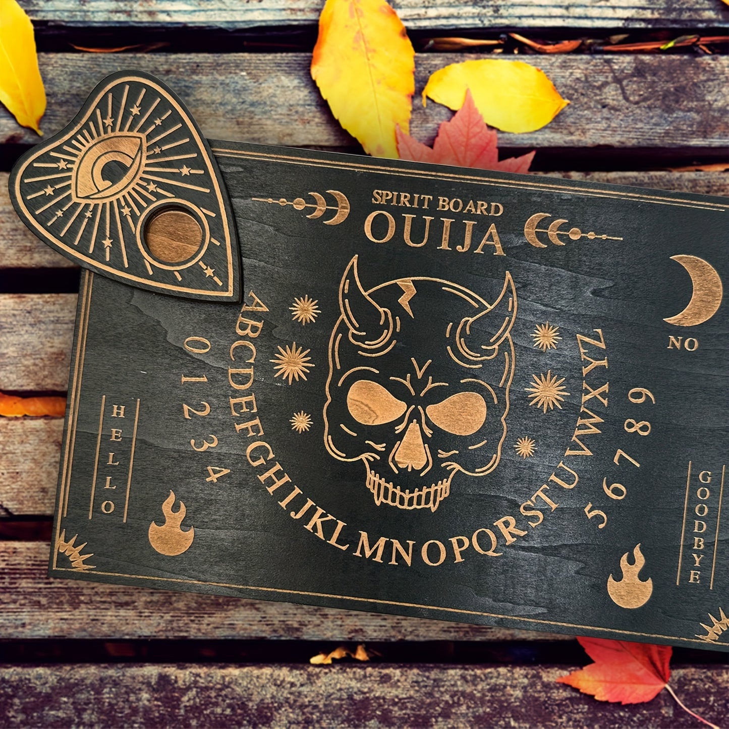 Planche Ouija en Bois pour Spiritisme, Communication Spirituelle et Pendules NeoSpiritum