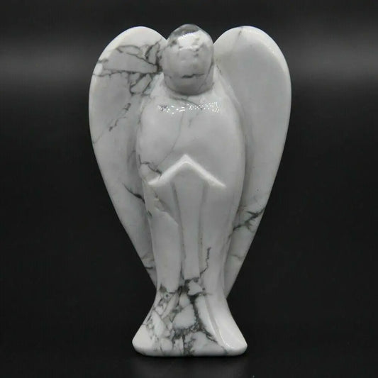 Ange en Pierre Naturelle - Howlite NeoSpiritum