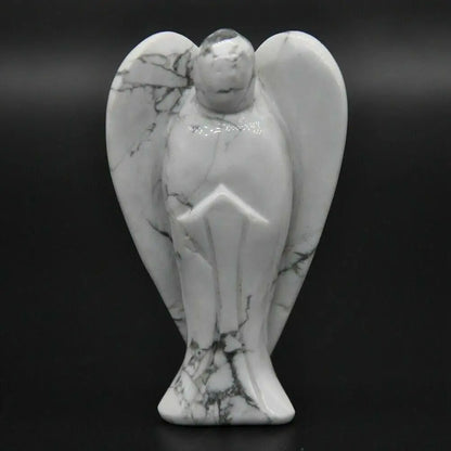 Ange en Pierre Naturelle - Howlite NeoSpiritum