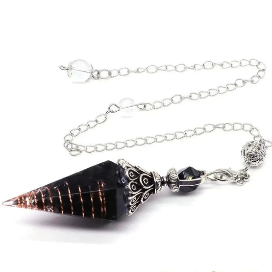 Pendule Obsidienne Noire Divinatoire Orgone NeoSpiritum