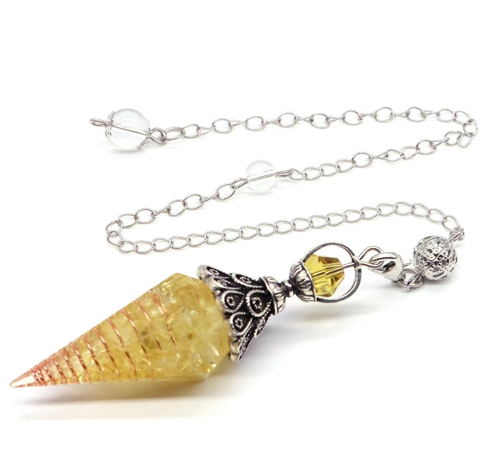 Pendule Citrine Divinatoire Orgone NeoSpiritum