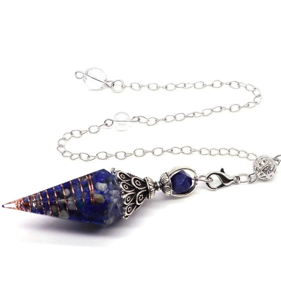 Pendule Lapis Lazuli Divinatoire Orgone NeoSpiritum