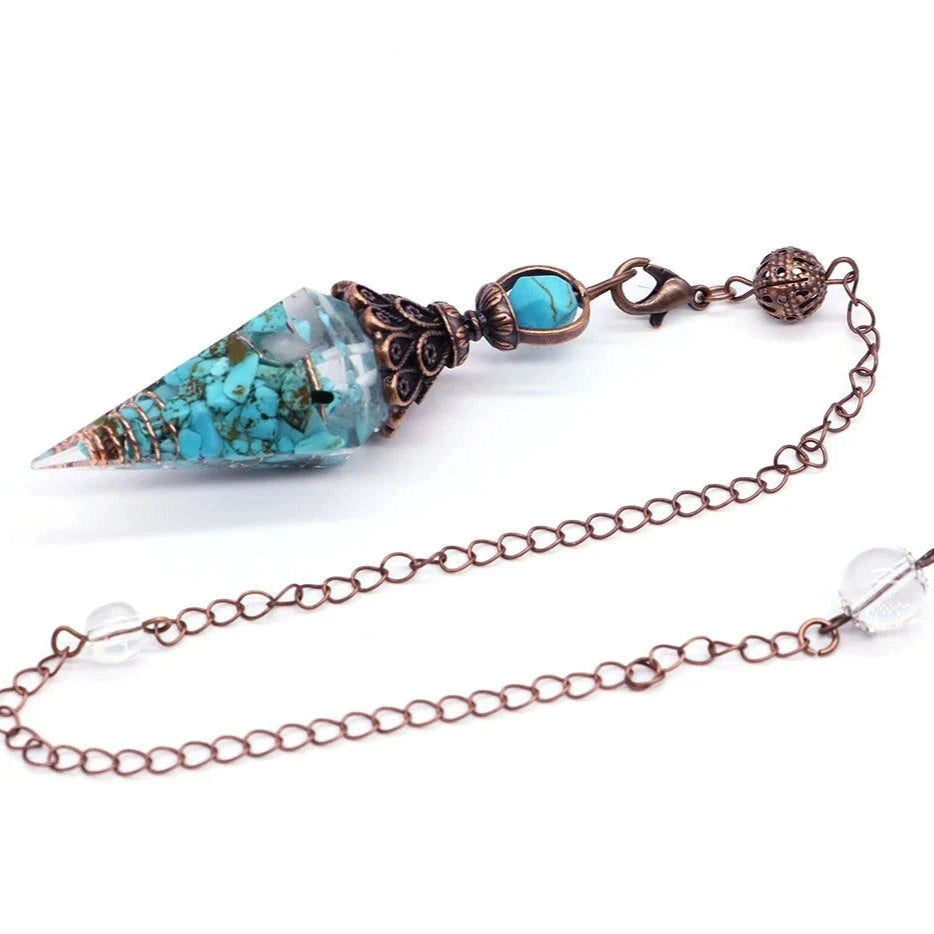 Pendule Turquoise Divinatoire Orgone NeoSpiritum