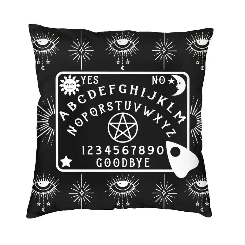 Housse de Coussin Mystique 40 x 40 cm – Pentagramme Ouija NeoSpiritum