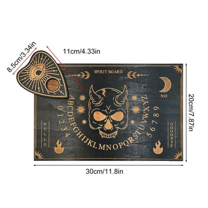 Planche Ouija en Bois pour Spiritisme, Communication Spirituelle et Pendules NeoSpiritum