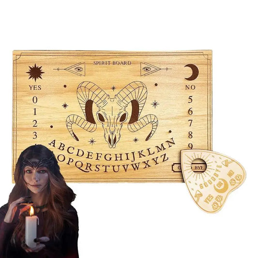 Planche Ouija en Bois pour Spiritisme, Communication Spirituelle et Pendules NeoSpiritum