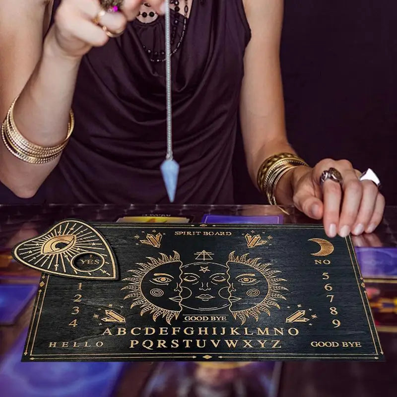 Planche Ouija en Bois pour Spiritisme, Communication Spirituelle et Pendules NeoSpiritum