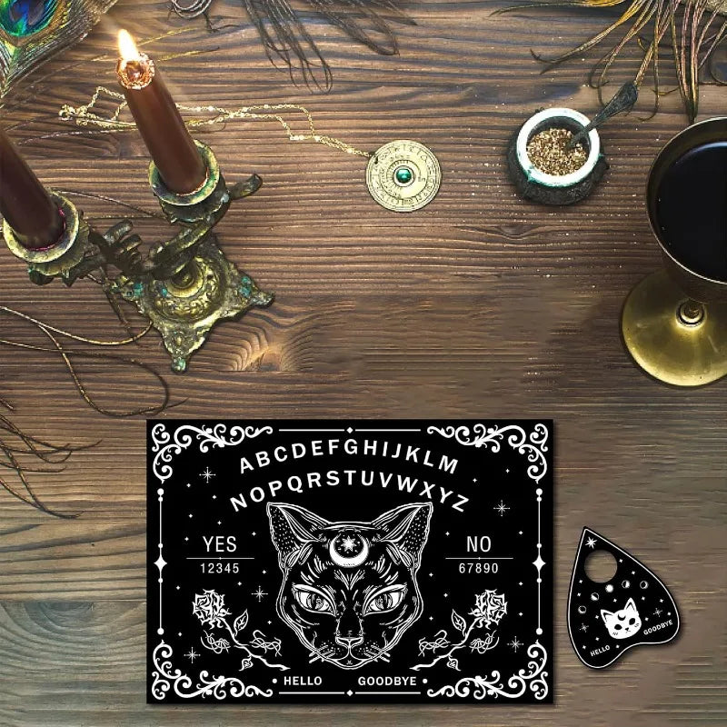 Planche Ouija en Bois pour Spiritisme, Communication Spirituelle et Pendules NeoSpiritum