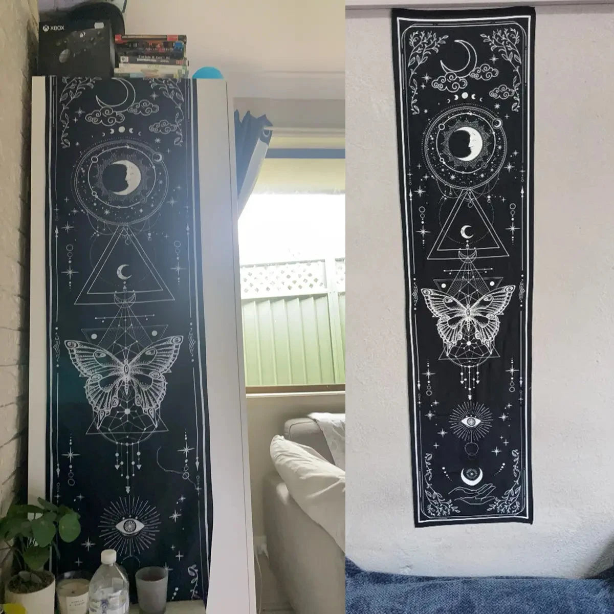 Tenture Murale Gothique Mystique – Décoration Spirituelle et Ésotérique pour Wicca et Magie NeoSpiritum