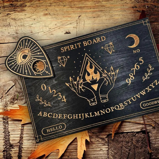 Planche Ouija en Bois pour Spiritisme, Communication Spirituelle et Pendules NeoSpiritum