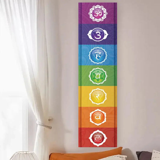 Tenture Murale Chakra Colorée – Décoration Spirituelle et Ésotérique pour Yoga et Méditation NeoSpiritum