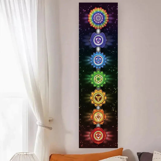 Tenture Murale Chakra Colorée – Décoration Spirituelle et Ésotérique pour Yoga et Méditation NeoSpiritum