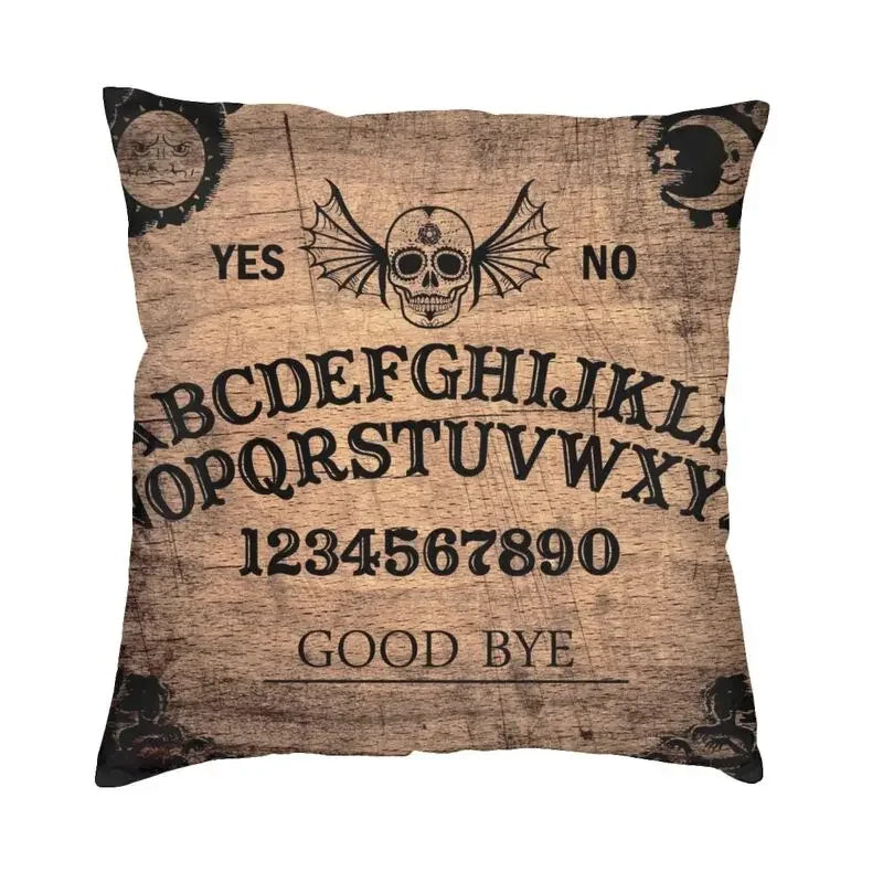 Housse de Coussin Mystique 50 x 50 cm – Motif Ouija NeoSpiritum