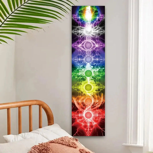 Tenture Murale Chakra Colorée – Décoration Spirituelle et Ésotérique pour Yoga et Méditation NeoSpiritum