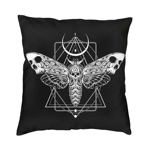 Housse de Coussin 50 x 50 cm – Papillon Lune NeoSpiritum