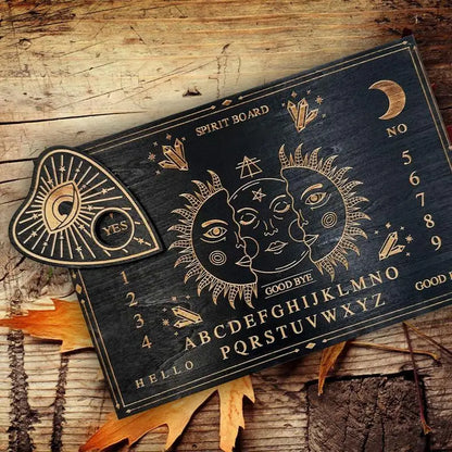 Planche Ouija en Bois pour Spiritisme, Communication Spirituelle et Pendules NeoSpiritum