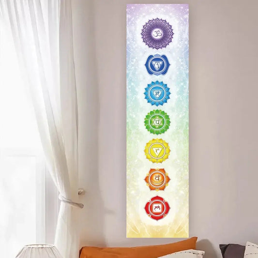 Tenture Murale Chakra Colorée – Décoration Spirituelle et Ésotérique pour Yoga et Méditation NeoSpiritum