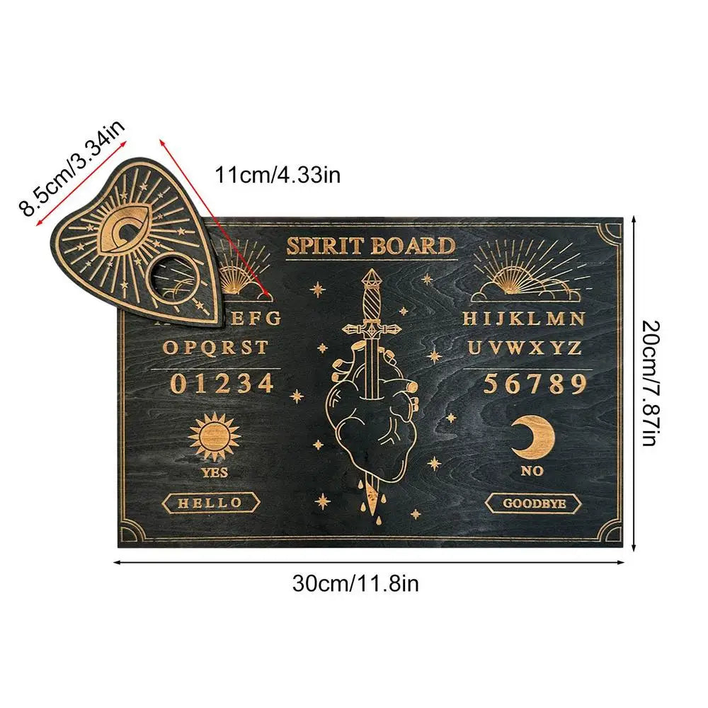 Planche Ouija en Bois pour Spiritisme, Communication Spirituelle et Pendules NeoSpiritum