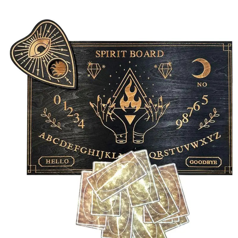 Planche Ouija en Bois pour Spiritisme, Communication Spirituelle et Pendules NeoSpiritum