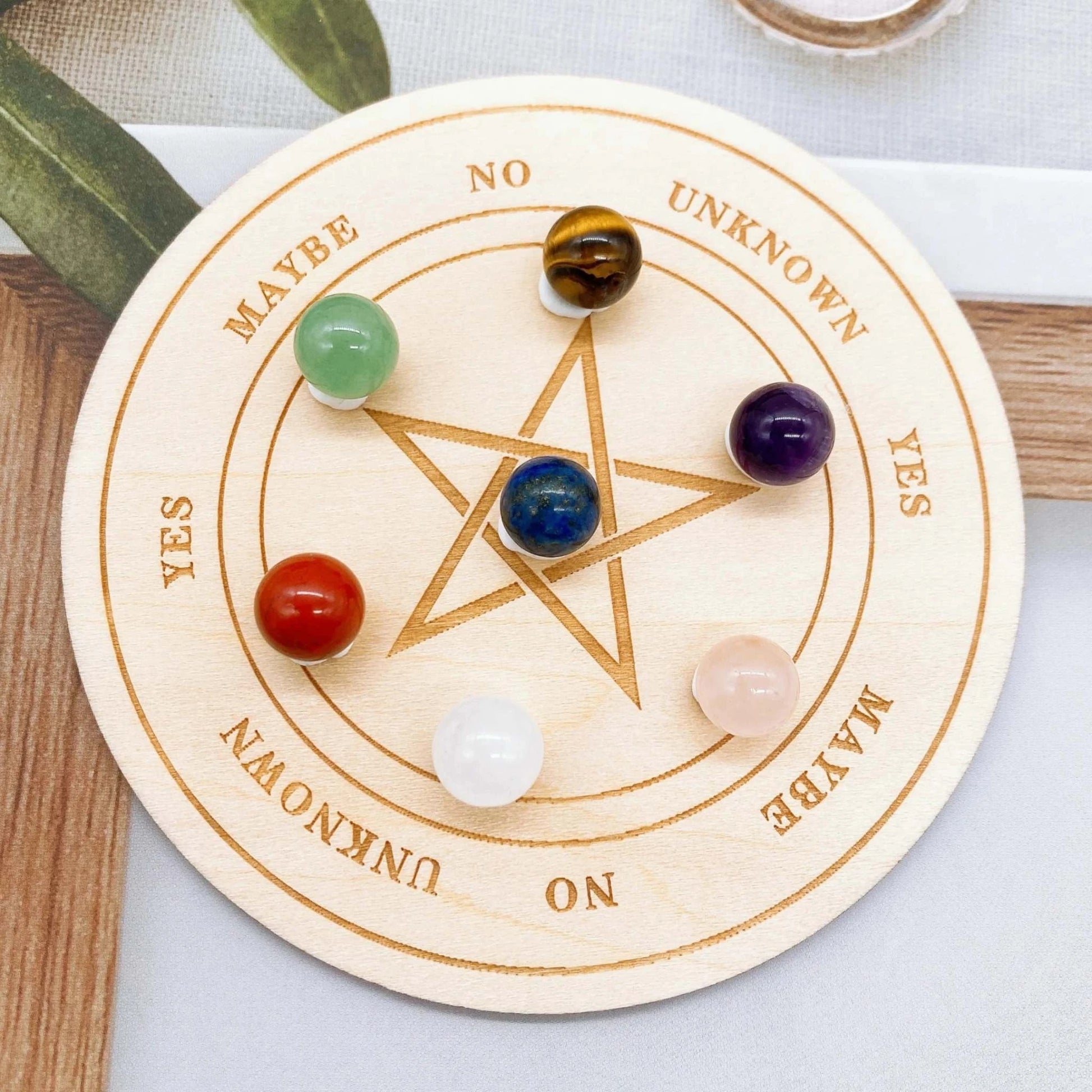 Plateau avec Ensemble de Pierres Naturelles - Harmonisation des 7 Chakras NeoSpiritum