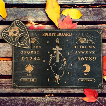 Planche Ouija en Bois pour Spiritisme, Communication Spirituelle et Pendules NeoSpiritum