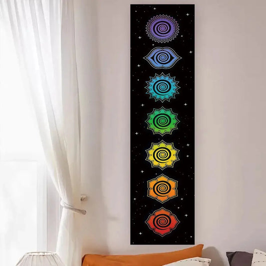 Tenture Murale Chakra Colorée – Décoration Spirituelle et Ésotérique pour Yoga et Méditation NeoSpiritum