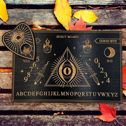 Planche Ouija en Bois pour Spiritisme, Communication Spirituelle et Pendules NeoSpiritum