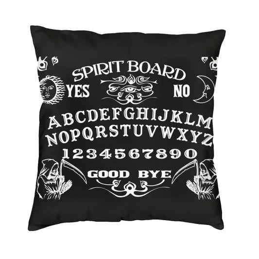 Housse de Coussin Mystique 60 x 60 cm – Motif Ouija Board NeoSpiritum