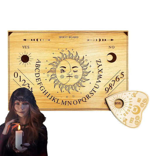 Planche Ouija en Bois pour Spiritisme, Communication Spirituelle et Pendules NeoSpiritum